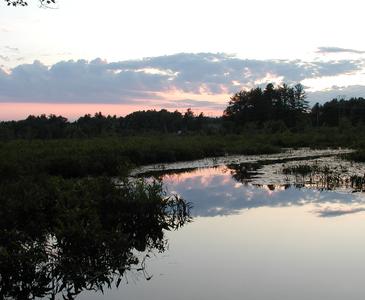 Sunset over Spectacle Pond #4