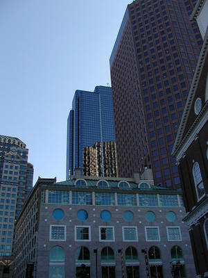 Reflections in Boston buildings