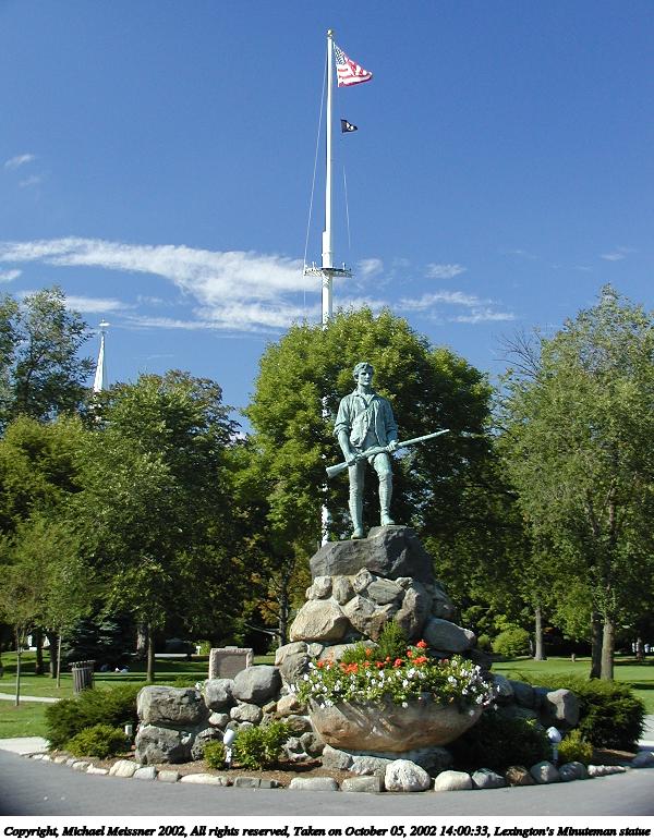 Lexington's Minuteman statue