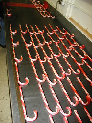 Making candy canes by hand #30