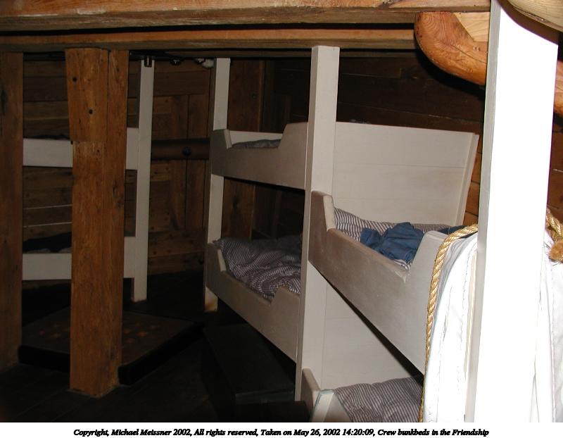 Crew bunkbeds in the Friendship