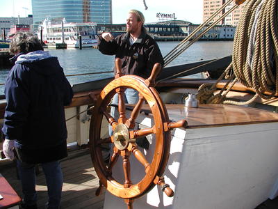 Amistad ship's wheel #2