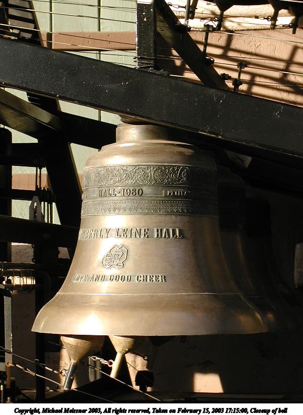 Closeup of bell