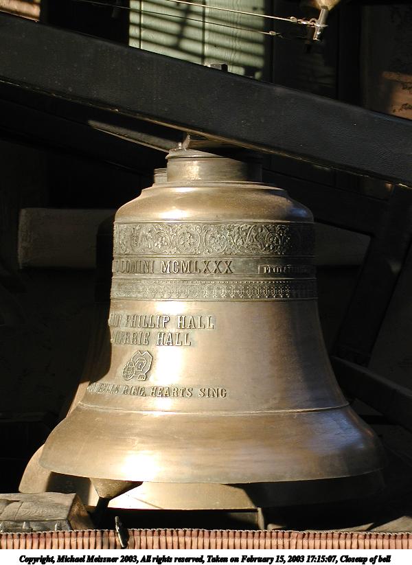Closeup of bell #2