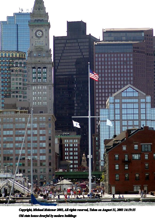 Old state house dwarfed by modern buildings #3