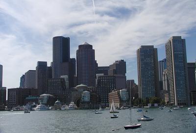 Boston harbor (Rowes wharf area)
