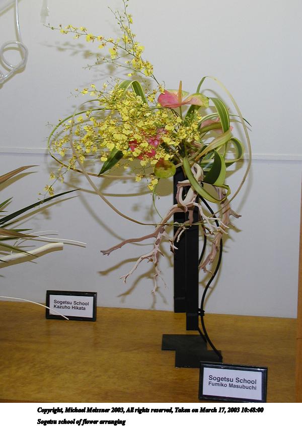 Sogetsu school of flower arranging