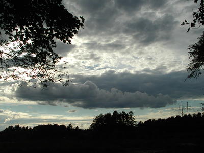 Clouds over Spectacle Pond #2
