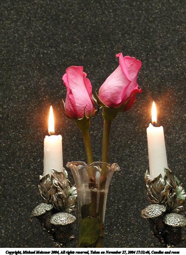 Candles and roses #3