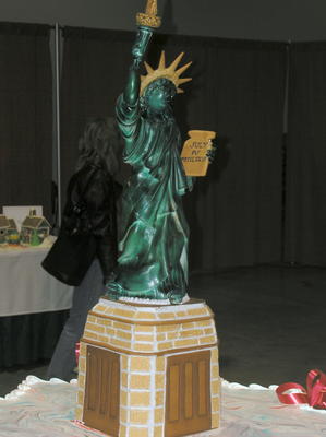 Gingerbread statue of liberty
