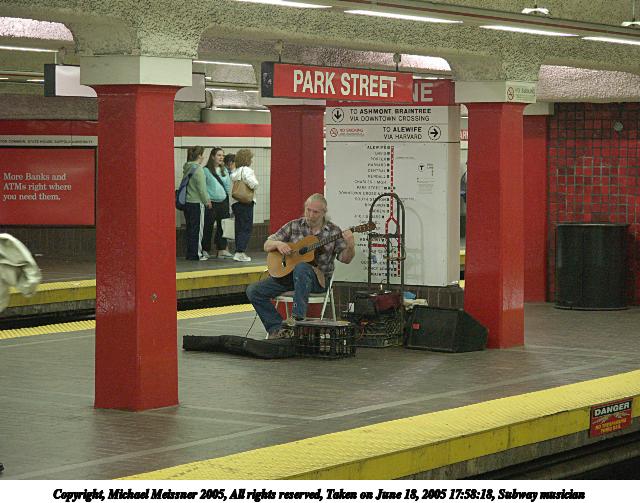 Subway musician