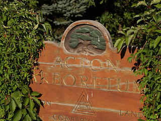 Acton Arboretum sign