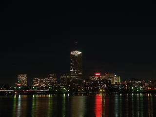Boston night skyline #2