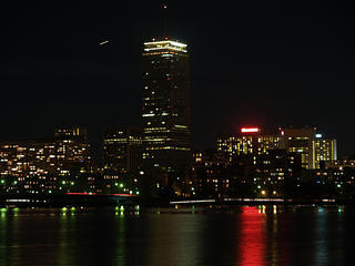Boston night skyline #3