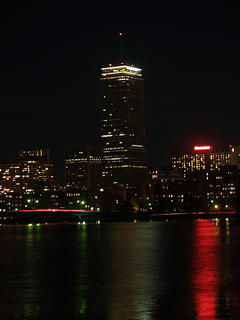 Boston night skyline #4