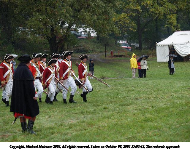 The redcoats approach