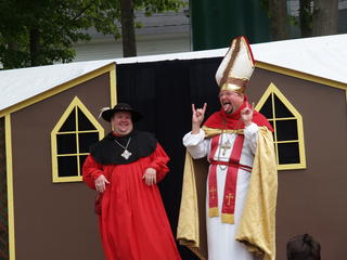 Pope and cardinal #2
