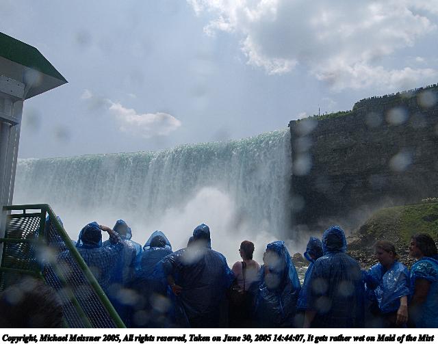 It gets rather wet on Maid of the Mist