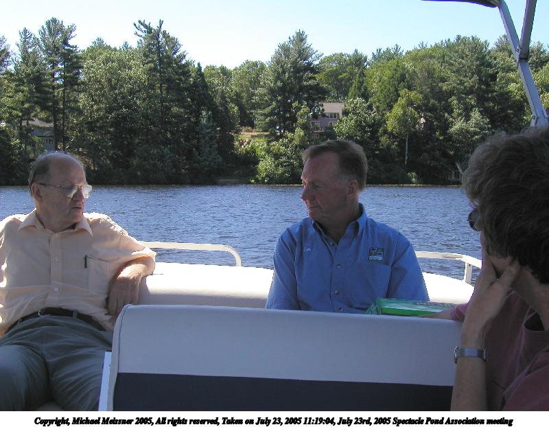 July 23rd, 2005 Spectacle Pond Association meeting #4