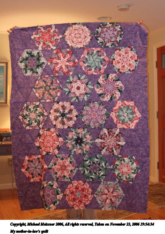 My mother-in-law's quilt