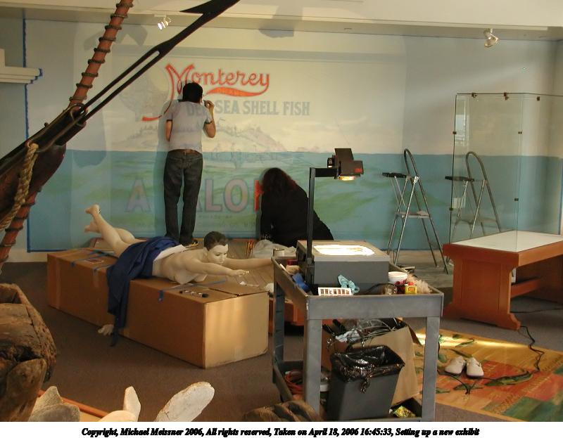 Setting up a new exhibit