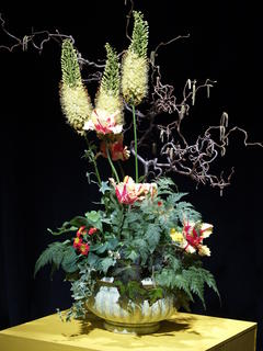 Flower arrangement by Mary Chererzian
