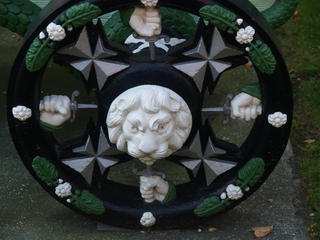 Decorative cannon detail