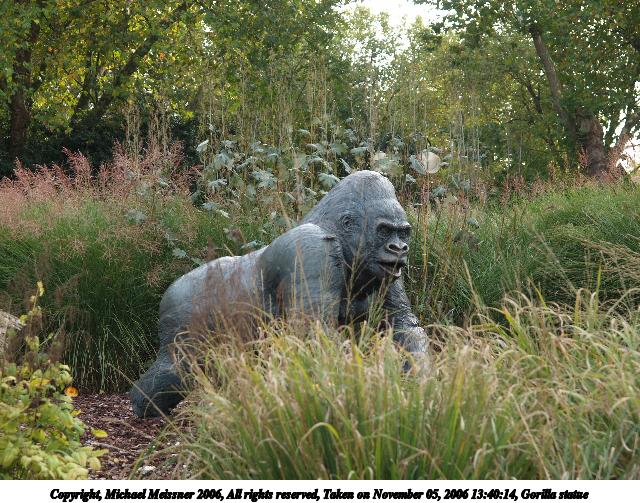 Gorilla statue