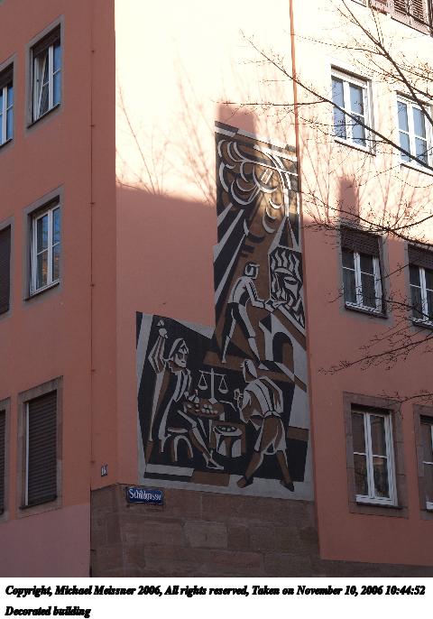 Decorated building