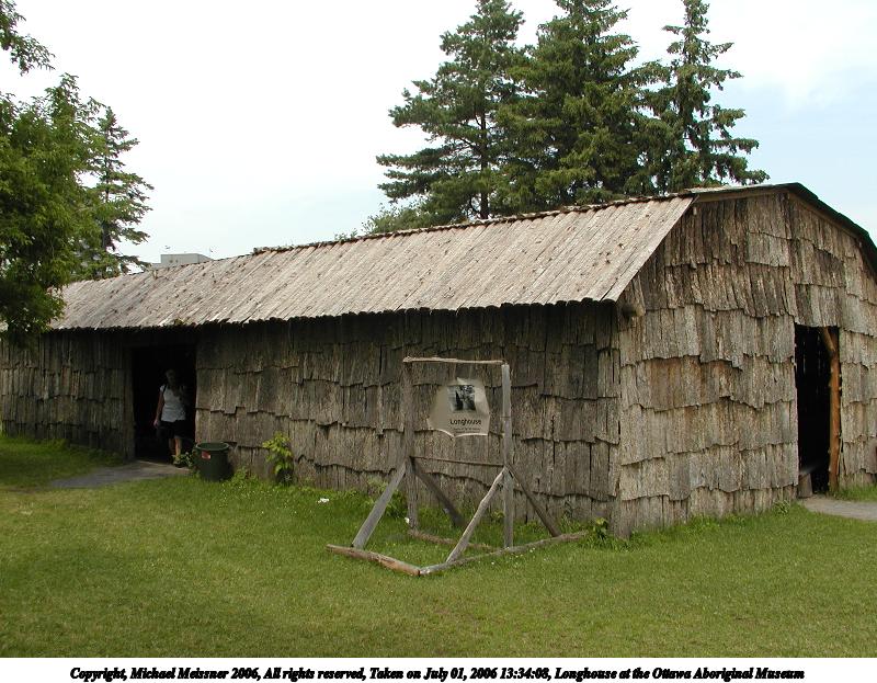 Longhouse at the Ottawa Aboriginal Museum