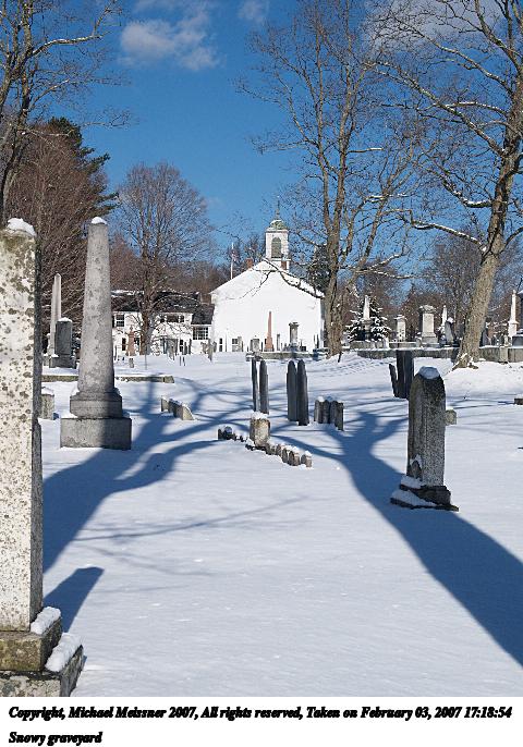 Snowy graveyard #2