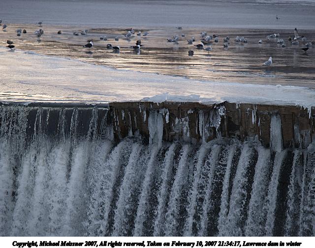 Lawrence dam in winter #2