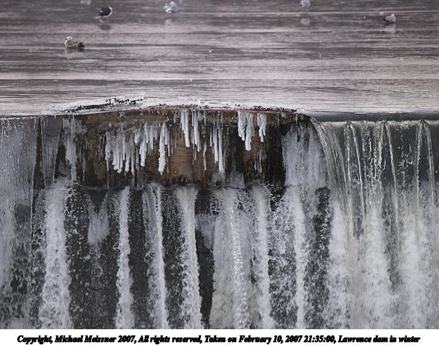 Lawrence dam in winter #3