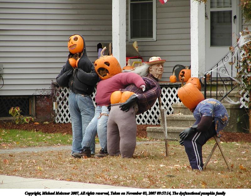 The dysfunctional pumpkin family