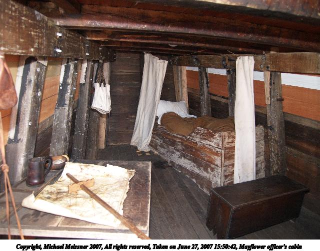 Mayflower officer's cabin