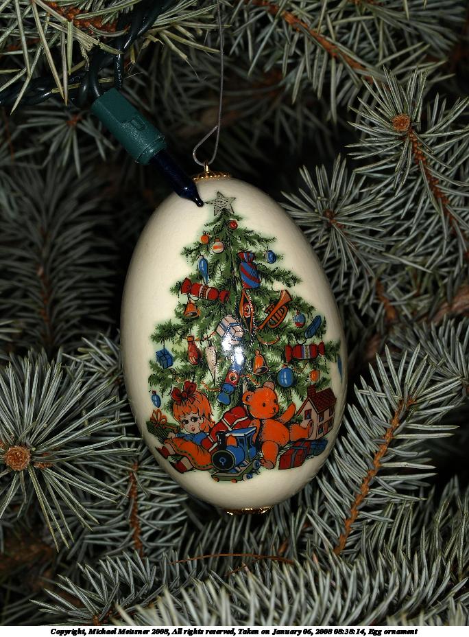 Egg ornament