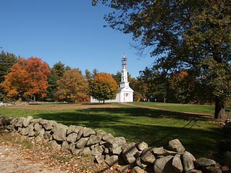 Martha Mary chapel in fall