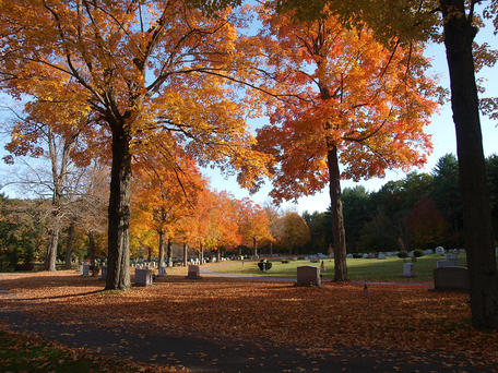 Andover cemetary in fall #3