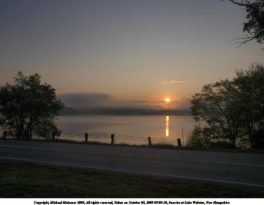 Sunrise at Lake Webster, New Hampshire #6