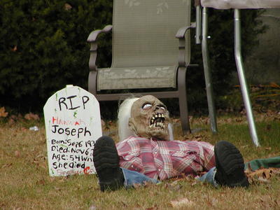 Halloween corpse