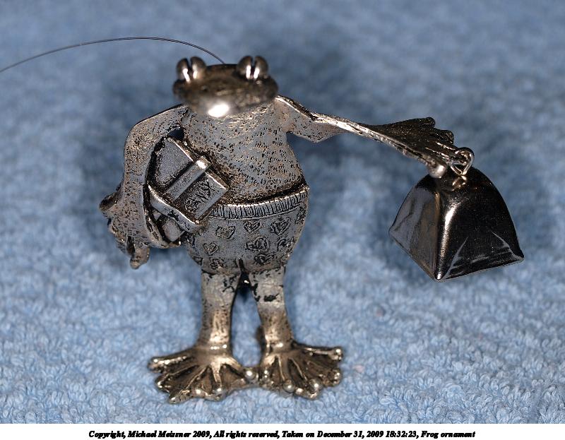 Frog ornament #2