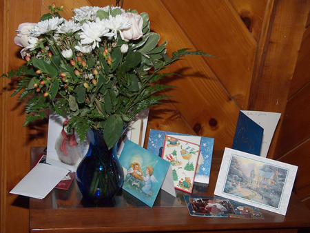 Flowers and Christmas cards #2