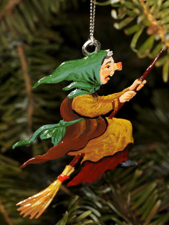 Witch ornament
