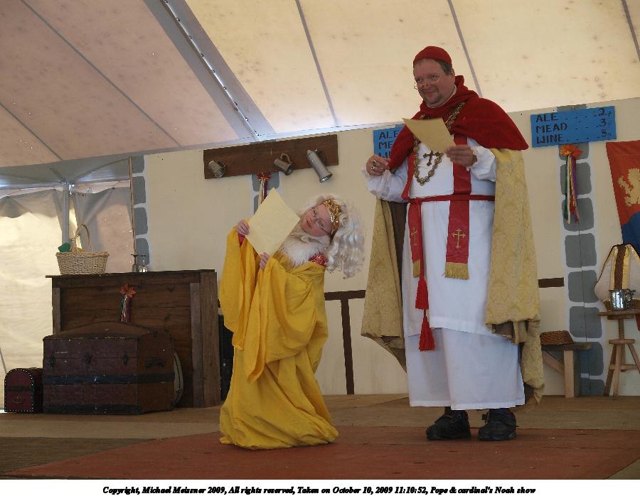 Pope & cardinal's Noah show #3