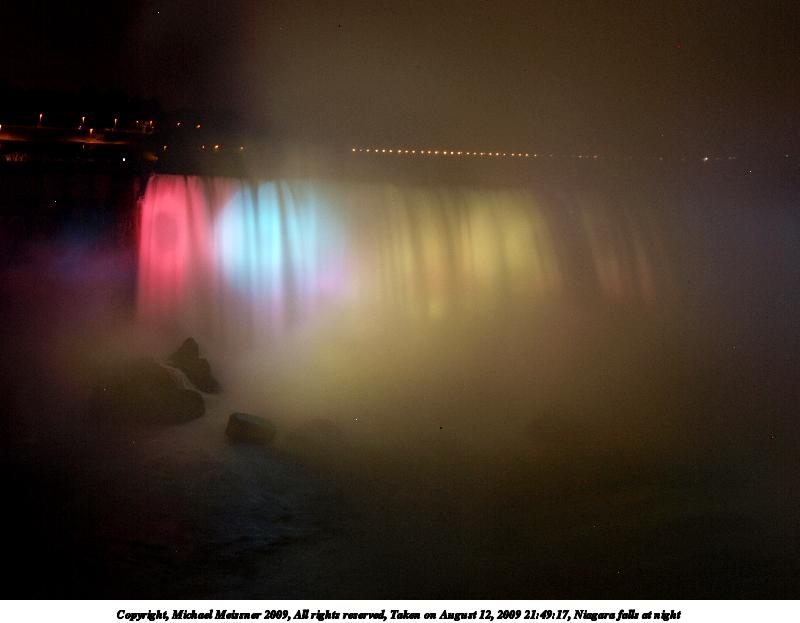 Niagara falls at night #2