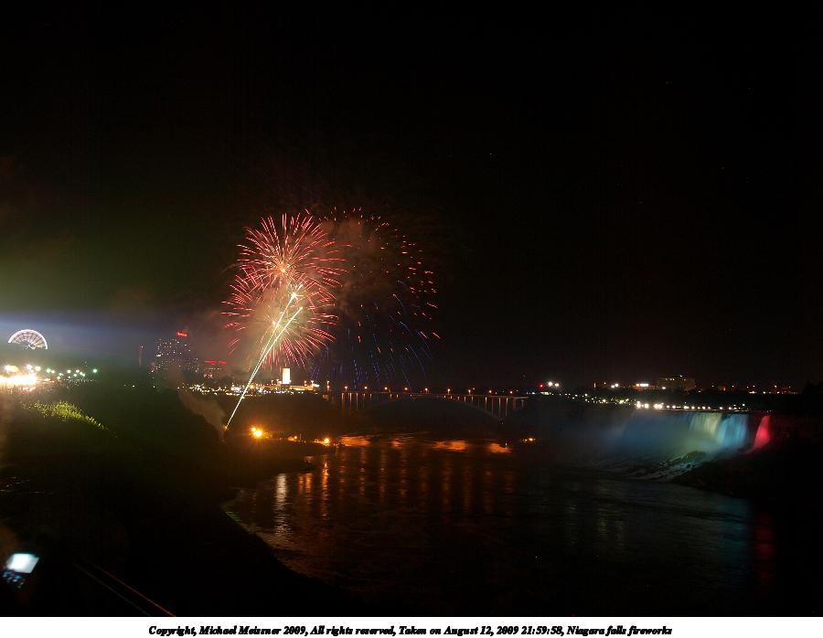 Niagara falls fireworks #3