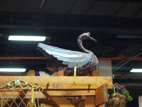 Swan sculpture