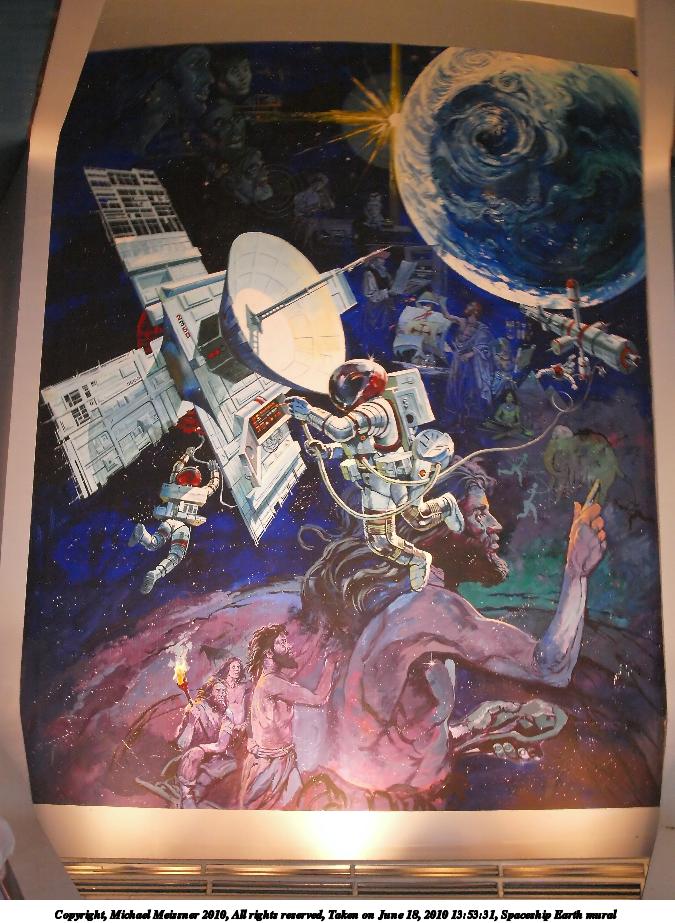 Spaceship Earth mural