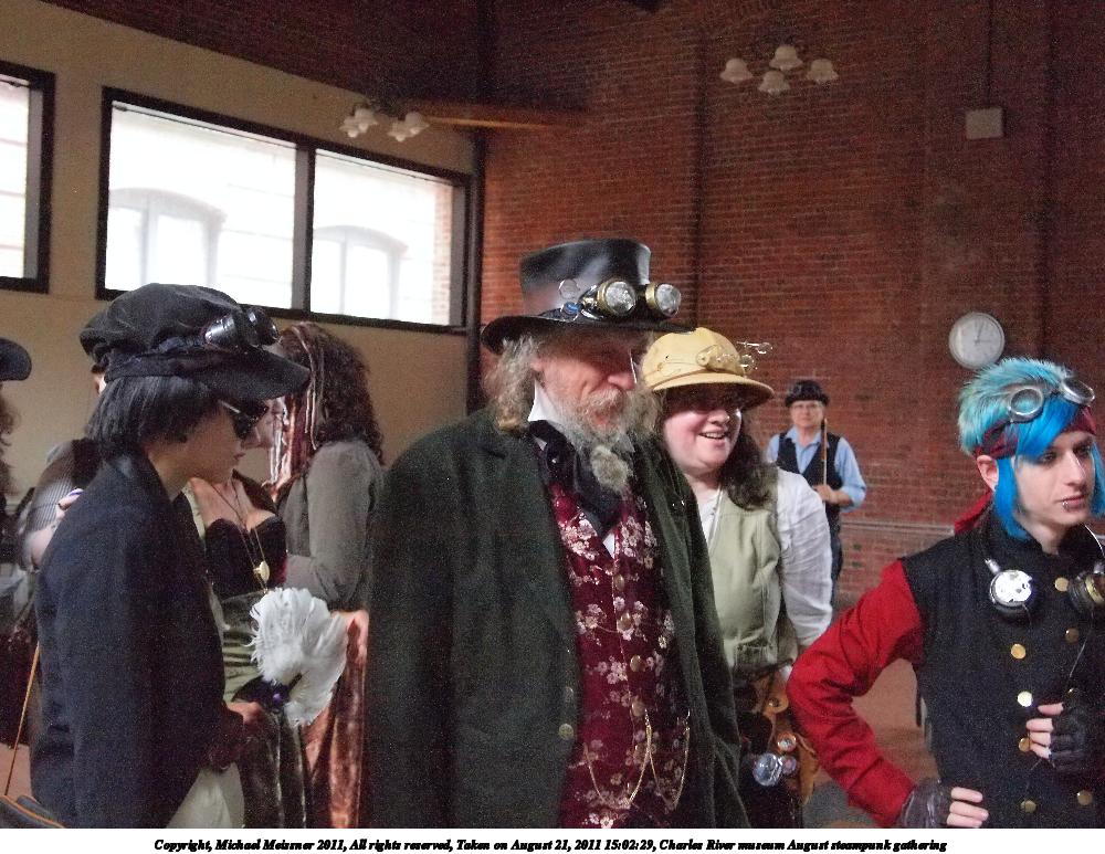Charles River museum August steampunk gathering