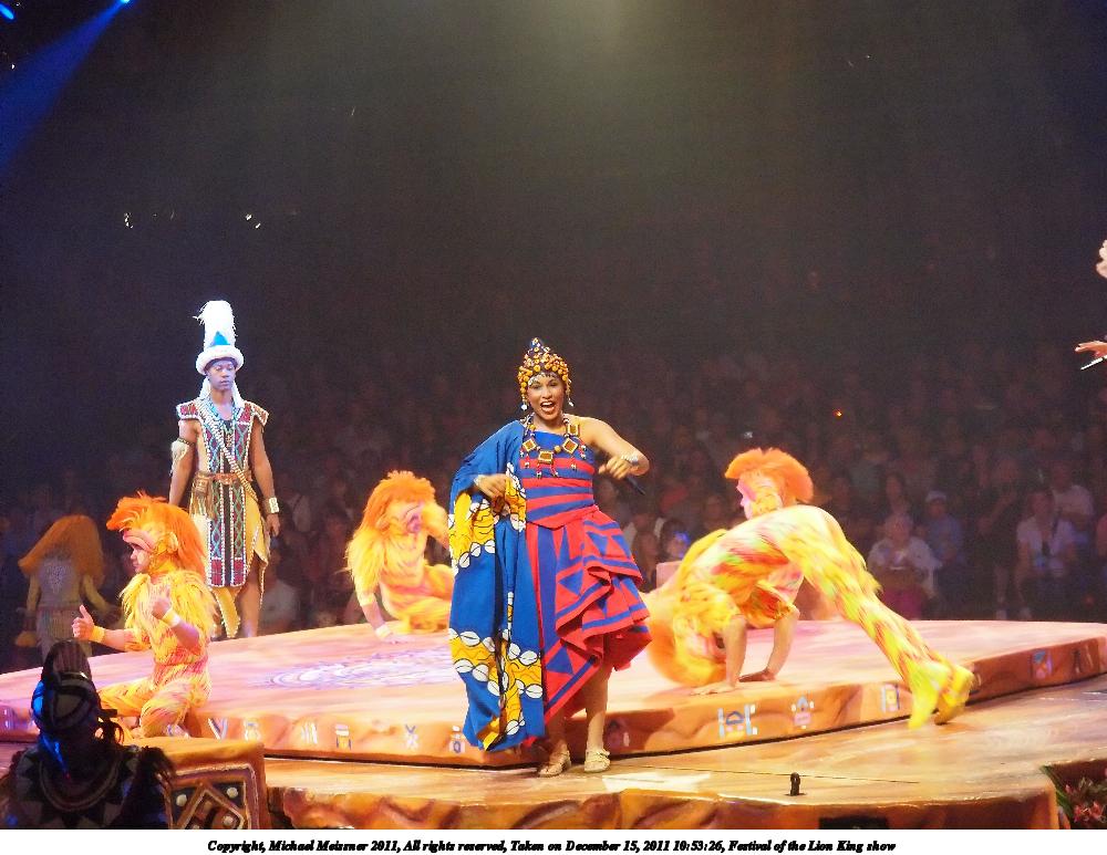 Festival of the Lion King show #5